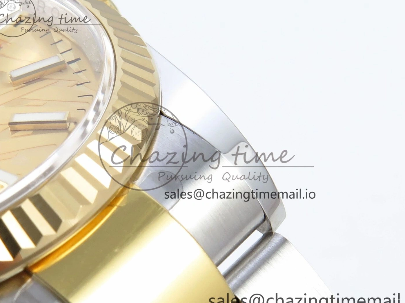 126233 Edition YG Dial 36 A3235 Bracelet on YG Best Leaf SS Stick Oyster DateJust EWEF 0505